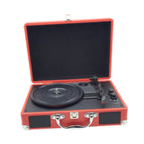 Maxbell Retro Player Entertainment Home Decoration with Built in Speakers Phonograph Red