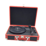 Maxbell Retro Player Entertainment Home Decoration with Built in Speakers Phonograph Red