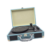 Maxbell Retro Player Entertainment Home Decoration with Built in Speakers Phonograph Blue