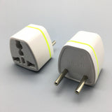 Maxbell Europe Plug Converter AU/UK/US/CN to Europe Compact for Home Household Hotel White