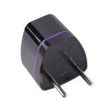 Maxbell Europe Plug Converter AU/UK/US/CN to Europe Compact for Home Household Hotel Black