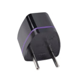 Maxbell Europe Plug Converter AU/UK/US/CN to Europe Compact for Home Household Hotel Black