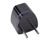 Maxbell Europe Plug Converter AU/UK/US/CN to Europe Compact for Home Household Hotel Black