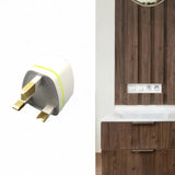 Maxbell Universal European Travel Plug Singapore/UK/malaysia// for Wall White
