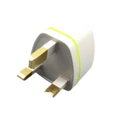 Maxbell Universal European Travel Plug Singapore/UK/malaysia// for Wall White
