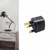 Maxbell Universal European Travel Plug Singapore/UK/malaysia// for Wall Black
