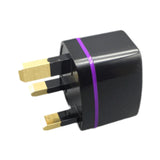 Maxbell Universal European Travel Plug Singapore/UK/malaysia// for Wall Black