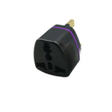 Maxbell Universal European Travel Plug Singapore/UK/malaysia// for Wall Black