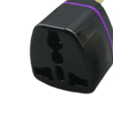 Maxbell Universal European Travel Plug Singapore/UK/malaysia// for Wall Black
