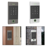 Maxbell Door Access Control System Fingerprint Keypad for Apartment Garage Door Black