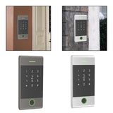 Maxbell Door Access Control System Fingerprint Keypad for Apartment Garage Door Black