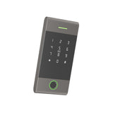 Maxbell Door Access Control System Fingerprint Keypad for Apartment Garage Door Black