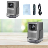 Maxbell 4K Projector Multiple Interfaces Outdoor Projector for Theater Party Bedroom Silver