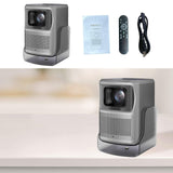 Maxbell 4K Projector Multiple Interfaces Outdoor Projector for Theater Party Bedroom Silver