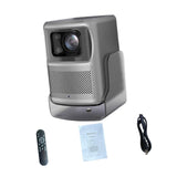 Maxbell 4K Projector Multiple Interfaces Outdoor Projector for Theater Party Bedroom Silver