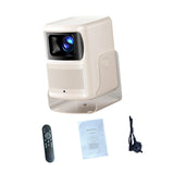 Maxbell 4K Projector Smart Projector Home Theater Projector for Bedroom Meeting Home Beige