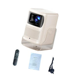 Maxbell 4K Projector Smart Projector Home Theater Projector for Bedroom Meeting Home Beige