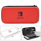 Maxbell Portable Carrying Case Travel Carrying Case for Nintendo Switch OLED Console Red