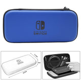 Maxbell Portable Carrying Case Travel Carrying Case for Nintendo Switch OLED Console Blue
