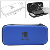 Maxbell Portable Carrying Case Travel Carrying Case for Nintendo Switch OLED Console Blue