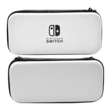 Maxbell Portable Carrying Case Travel Carrying Case for Nintendo Switch OLED Console White