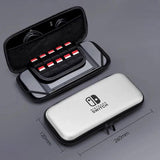 Maxbell Portable Carrying Case Travel Carrying Case for Nintendo Switch OLED Console White
