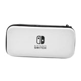 Maxbell Portable Carrying Case Travel Carrying Case for Nintendo Switch OLED Console White