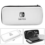 Maxbell Portable Carrying Case Travel Carrying Case for Nintendo Switch OLED Console White