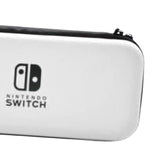 Maxbell Portable Carrying Case Travel Carrying Case for Nintendo Switch OLED Console White