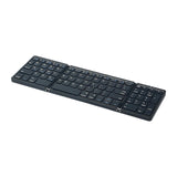 Maxbell Folding Keyboard Sturdy Practical Computer Keyboard for Office Travel Laptop Black