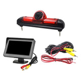 Maxbell RV 3rd Brake Light Reverse Camera with Monitor Kit Professional Repair Parts 4.3inch Monitor