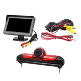 Maxbell RV 3rd Brake Light Reverse Camera with Monitor Kit Professional Repair Parts 4.3inch Monitor