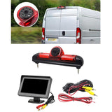 Maxbell RV 3rd Brake Light Reverse Camera with Monitor Kit Professional Repair Parts 4.3inch Monitor