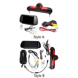 Maxbell Third Brake Lamp Rear View Camera with Monitor Backing Camera Style A