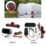 Maxbell Third Brake Lamp Rear View Camera with Monitor Backing Camera Style A