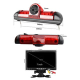 Maxbell RV 3rd Brake Light Reverse Camera with Monitor Kit Professional Repair Parts 7inch Monitor