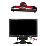 Maxbell RV 3rd Brake Light Reverse Camera with Monitor Kit Professional Repair Parts 7inch Monitor