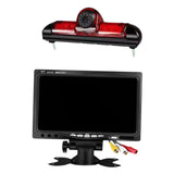 Maxbell RV 3rd Brake Light Reverse Camera with Monitor Kit Professional Repair Parts 7inch Monitor