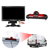 Maxbell RV 3rd Brake Light Reverse Camera with Monitor Kit Professional Repair Parts 7inch Monitor