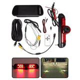 Maxbell Third Brake Lamp Rear View Camera with Monitor Backing Camera Style B