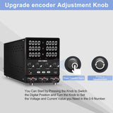 Maxbell DC Power Supply Variable 5V 2A USB Port with Power Cord with 4 Digit Display Output 30V 5A