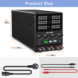 Maxbell DC Power Supply Variable 5V 2A USB Port with Power Cord with 4 Digit Display Output 30V 5A