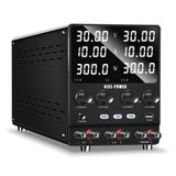 Maxbell DC Power Supply Variable 5V 2A USB Port with Power Cord with 4 Digit Display Output 30V 10A