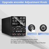 Maxbell DC Power Supply Variable 5V 2A USB Port with Power Cord with 4 Digit Display Output 30V 10A