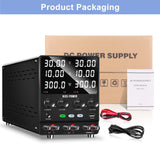 Maxbell DC Power Supply Variable 5V 2A USB Port with Power Cord with 4 Digit Display Output 30V 10A