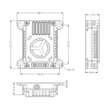 Maxbell 5.8GHz 3W Video Transmitter Spare Parts Replaces High Performance for 8CH 25