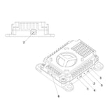 Maxbell 5.8GHz 3W Video Transmitter Spare Parts Replaces High Performance for 8CH 25