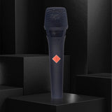 Maxbell Wired Karaoke Microphone Handheld Mic Kids Presentation Condenser Microphone Black