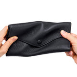 Maxbell Womens Wallet Stylish PU Leather Minimalist Purse for Travel Shopping Dating Black