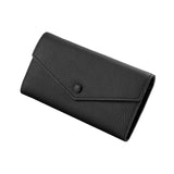 Maxbell Womens Wallet Stylish PU Leather Minimalist Purse for Travel Shopping Dating Black